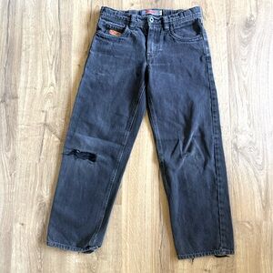 Empyre Relax wide leg vintage black wash jeans